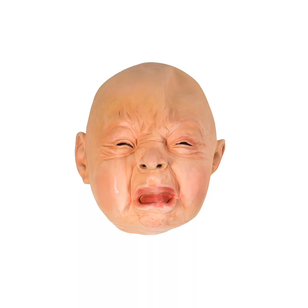 Lateksowa maska płaczące dziecko